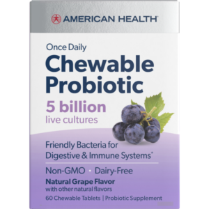 Chewable Probiotic (5B), Natural Grape Flavor Tablets
